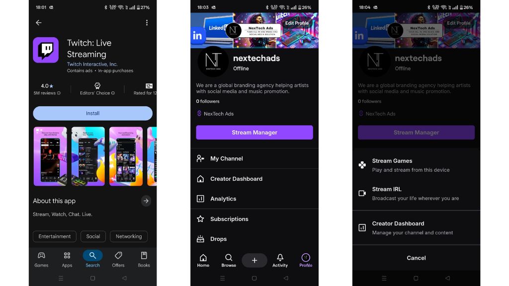 How to Stream on Twitch on Mobile