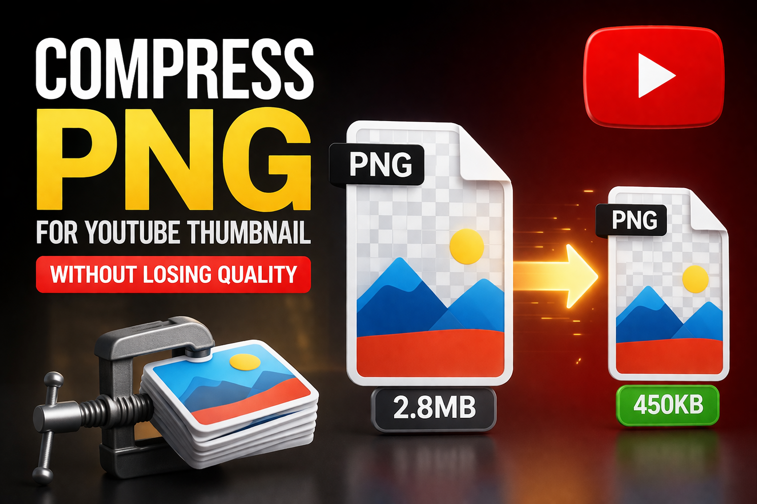 How to Compress a PNG for YouTube Thumbnail Without Losing Quality