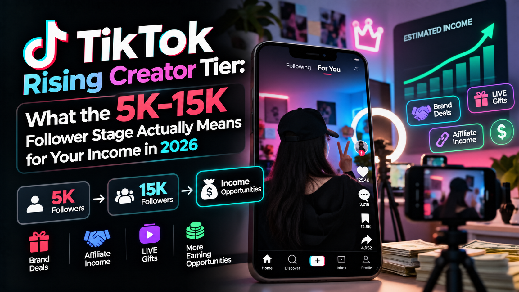 TikTok Rising Creator Tier: What the 5K–15K Follower Stage Actually Means for Your Income in 2026