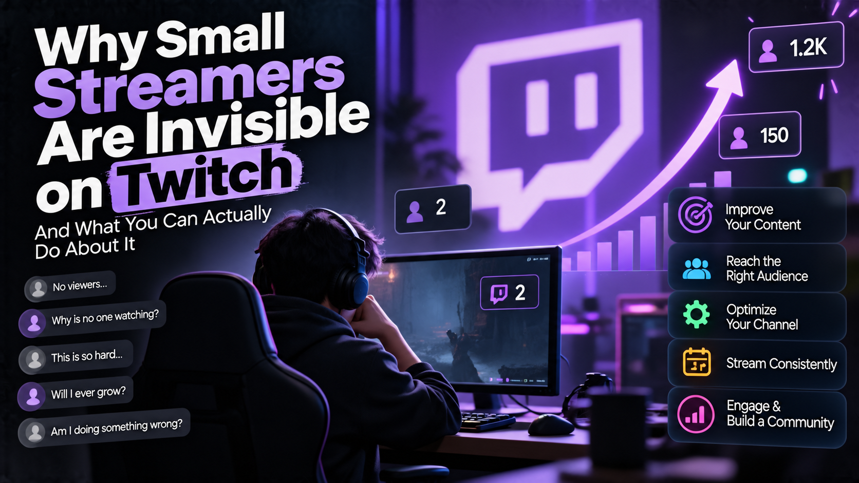 Why Small Streamers Are Invisible on Twitch And What You Can Actually Do About It